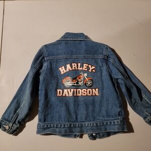 Kis Harley Davidson Jean jacket